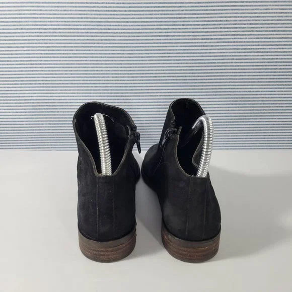 Lucky Brand Jakeela Black Suede Ankle Bootie Women's Size 5.5 - Picture 4 of 11